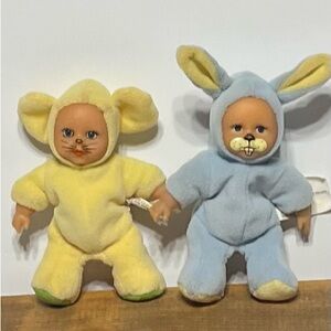 Vintage Simba Dolls in Bunny Costume
